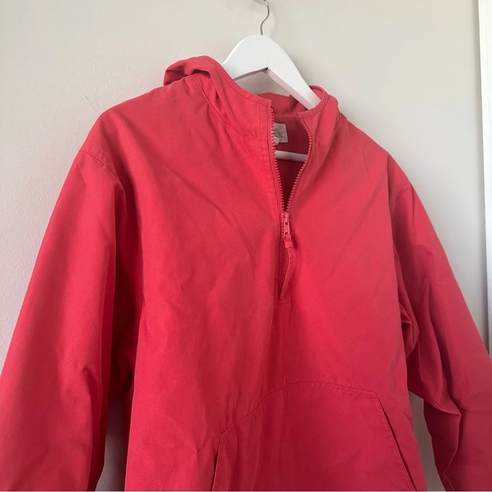 Women’s Vintage Rain Jacket Quarter Zip Hoodie Casual Corner Annex Pink VTG - Picture 2 of 11